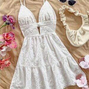 Soleia white summer dress